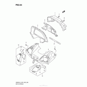 Схема узла: Meter Panel (An650L3 E33) для Suzuki AN650 Burgman (EU analogue of SkyWave)