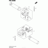 Схема вузла: Пульт управління рульовий (Vzr1800Bzl7 E03) для Suzuki VZR1800 Boulevard M109R BOSS