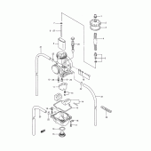 Схема узла: Карбюратор для Suzuki RM250