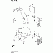 Схема вузла: Електроустаткування (Vl1500Bl7 E03) для Suzuki VL1500 Boulevard C90 BOSS