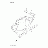 Схема вузла: Бічні панелі для Suzuki GZ125 Marauder