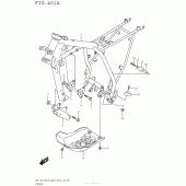 Схема узла: Рама для Suzuki DR-Z125 DR-Z125