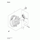 Схема вузла: Фара (E2/e19) для Suzuki GSF1250 Bandit