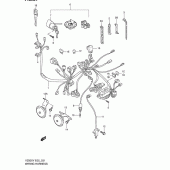 Схема вузла: Електропроводка Suzuki VZ800 Marauder