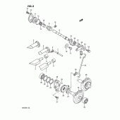 Схема узла: Клапан выхлопа для Suzuki RM125