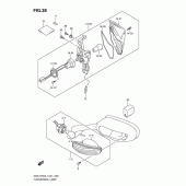 Схема вузла: Поворотники для Suzuki GSX-R750