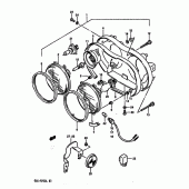Схема узла: Фара (Model j/k) для Suzuki GSX-R750