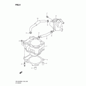 Схема узла: Цилиндр для Suzuki DR-Z400 DR-Z400SM