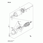 Схема вузла: Електричний стартер для Suzuki GS500
