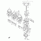Схема вузла: Карбюратор (Model p/r e18/e39) для Suzuki RF600