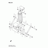 Схема узла: Рычаг прогрессии (Gsx1300rl1 e19) для Suzuki GSX1300 Hayabusa