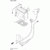 Схема вузла: Акумулятор для Suzuki VL1500 Boulevard C90T