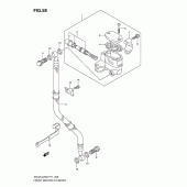 Схема узла: Передний тормозной цилиндр (En125-2ak9) для Suzuki EN125