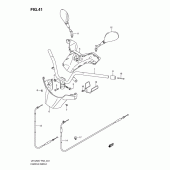 Схема узла: Руль & Тросики для Suzuki UH125 Burgman