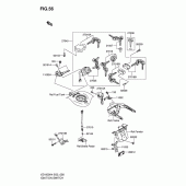 Схема узла: Замок зажигания для Suzuki VZ1600 Marauder M1600