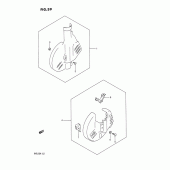 Схема узла: Защита тормозного диска (Optional) для Suzuki RM125