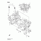 Схема вузла: Картер двигуна для Suzuki RM-Z250