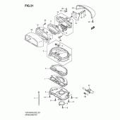 Схема вузла: Спідометр (Vzr1800k6/k7/u2k7) для Suzuki VZR1800 Intruder M1800R/ Boulevard M109R