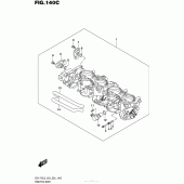 Схема вузла: Throttle Body (Gsx-R750L5 E33) для Suzuki GSX-R750