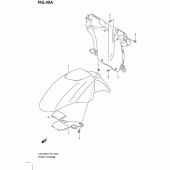 Схема узла: Переднее крыло (Model l0) для Suzuki UX150 Sixteen