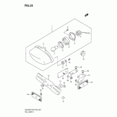 Схема узла: Задний фонарь (Стоп-сигнал) для Suzuki GZ250 Marauder