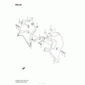 Схема вузла: Верхня накладка рами для Suzuki VZ1500 Boulevard M90