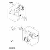 Схема вузла: Поворотники (Gsf650al2 e21) для Suzuki GSF650 Bandit S