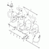 Схема узла: Соединители карбюратора (Model v) для Suzuki GSX-R600