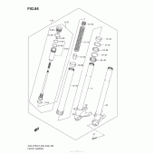 Схема узла: Передняя вилка для Suzuki GSX-R750
