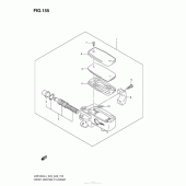 Схема узла: Передний тормозной цилиндр (Vzr1800Zl4 E33) для Suzuki VZR1800 Boulevard M109R