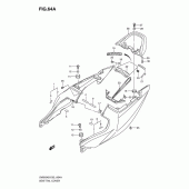 Схема узла: Задний подседельный обтекатель (Sv650sk9/suk9/sak9/suak9) для Suzuki SV650