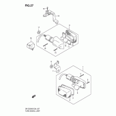 Схема узла: Поворотники для Suzuki DR-Z250