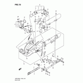 Схема узла: Выхлопная система для Suzuki VZR1800 Intruder M1800R/ Boulevard M109R