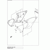 Схема вузла: Бічні панелі (Model k2/k3/k4/k5) для Suzuki GSF1200 Bandit