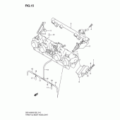 Схема узла: Топливная рейка & Инжектор для Suzuki GSX1400