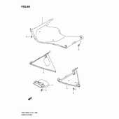 Схема узла: Подкрылок для Suzuki GSX-R600