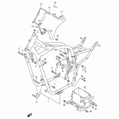 Схема вузла: Рама (Model y) для Suzuki VS800 Intruder 800