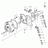 Схема вузла: Задній ліхтар (Стоп-сигнал) (E18 : f.no.ts1252-333130) для Suzuki TS125