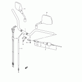 Схема вузла: Кермо & Тросики для Suzuki DL650 V-Strom