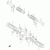 Схема вузла: Циліндр для Suzuki GZ250 Marauder
