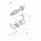 Схема вузла: Електричний стартер для Suzuki LS650 Savage