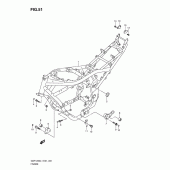 Схема вузла: Рама для Suzuki GSF1250 Bandit