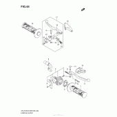 Схема узла: Ручки руля (Dr-Z125L E33) для Suzuki DR-Z125 DR-Z125