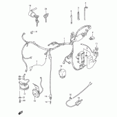 Схема вузла: Електропроводка (Model n/p/r) для Suzuki VS800 Intruder 800