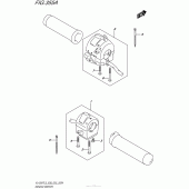 Схема узла: Пульт управления рулевой для Suzuki VL1500 Boulevard C90T