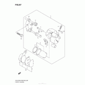Схема узла: Передний тормозной суппорт (Dr-Z125L E33) для Suzuki DR-Z125 DR-Z125