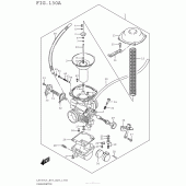 Схема вузла: Carburetor (Ls650L5 E03) для Suzuki LS650 Boulevard S40