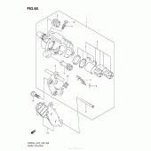 Схема вузла: Передній гальмівний супорт для Suzuki VZ800 Boulevard M50