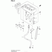 Схема узла: Speedometer (Dr-Z400Sl3 E03) для Suzuki DR-Z400 DR-Z400S