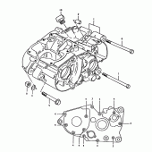 Схема узла: Картер двигателя для Suzuki TS125